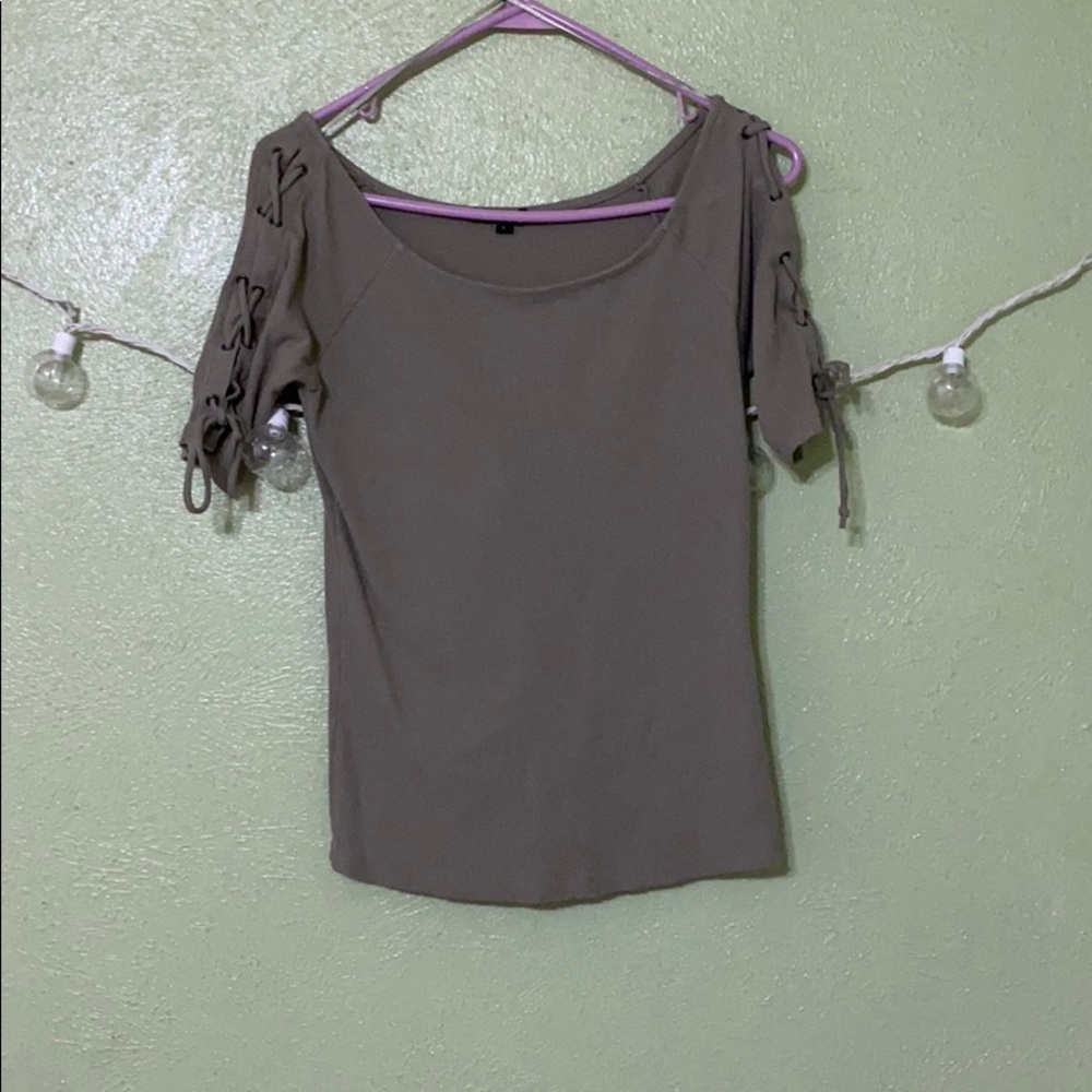 Olive green blouse